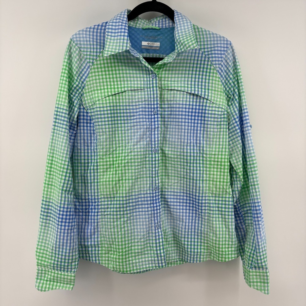 Columbia Silver Ridge Plaid Shirt L
